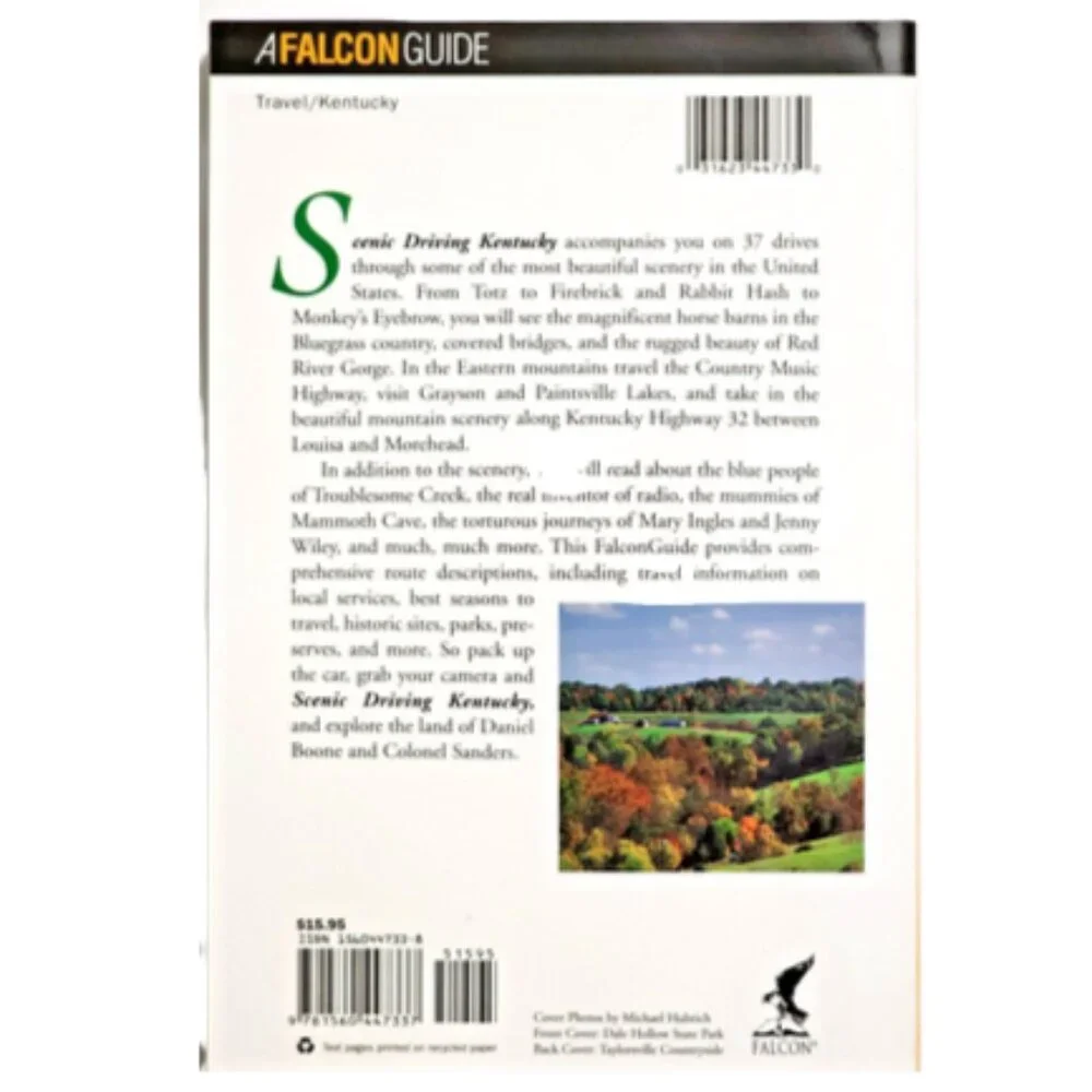 A Falcon Guide Scenic Driving: Kentucky by Kappele NEW DISCONTINUED